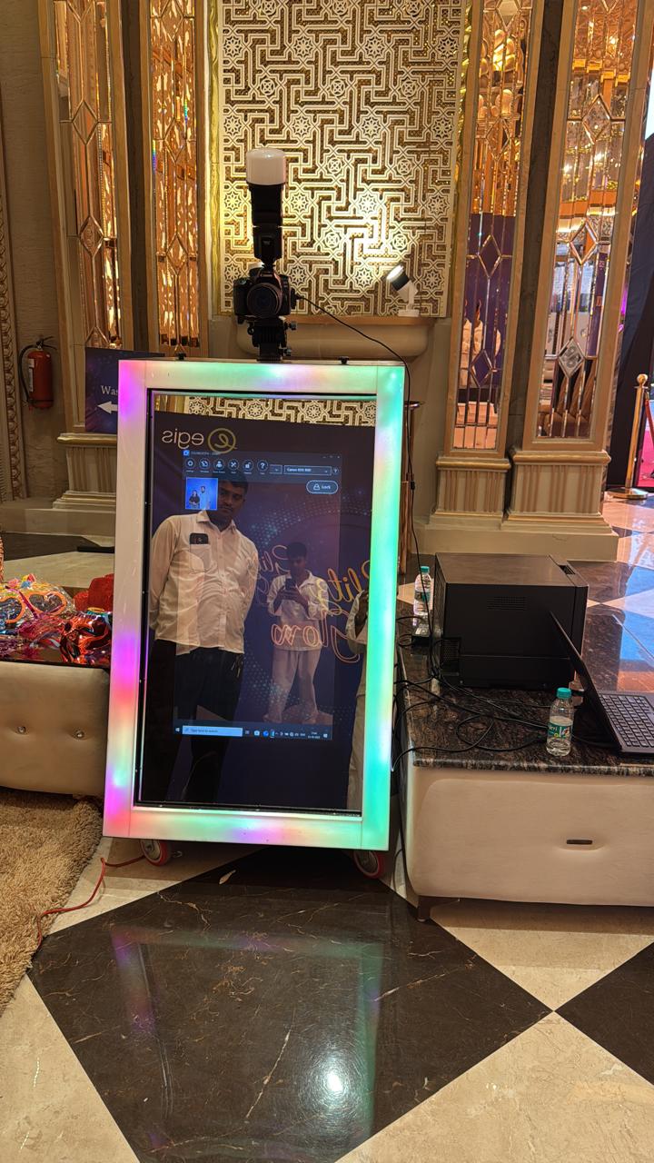 Magic Mirror Photobooth Wedding Delhi